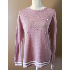 Holiday Time 💜 Peace Pearl Sweater
